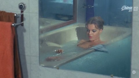 Romy Schneider - Nude Tits Scenes in Max and the Junkmen (1971)