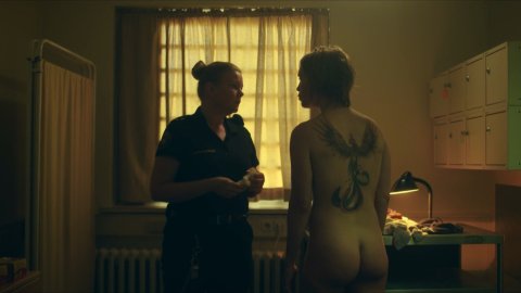 Nina Dogg Filippusdottir - Nude Tits Scenes in Prisoners s01e02 (2017)