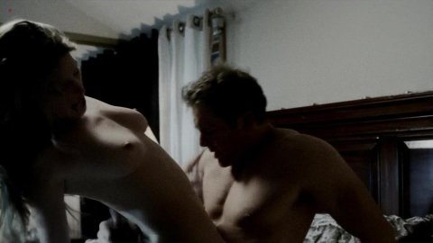 Jes Macallan, Sadie Alexandru - Nude Tits Scenes in Femme Fatales s02e10 (2012)