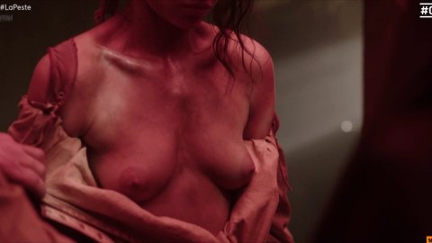 Cecilia Gomez - Nude Tits Scenes in The Plague s01e02 (2018)