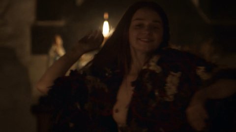 Jessica Barden - Nude Tits Scenes in Lambs of God s01e01-02 (2019)