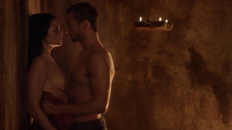 Katrina Law - Nude Tits Scenes in Spartacus s01e13 (2010)