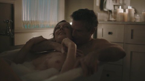 Judy Greer - Nude Tits Scenes in Kidding s01e05 (2018)
