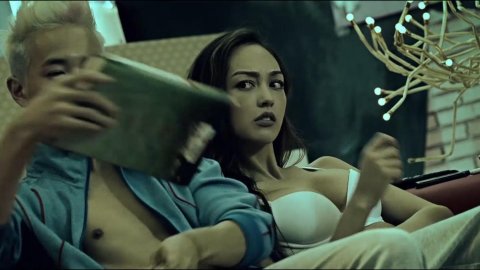 Jessica Cambensy, Candy Yuen - Nude Tits Scenes in Zombie Fight Club (2014)