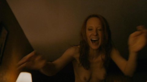 Anne Heche - Nude Tits Scenes in Cedar Rapids (2011)