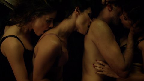 Roxanne McKee, Kim Engelbrecht, Shivani Ghai, Christina Chong - Nude Tits Scenes in Dominion s02e08 (2015)