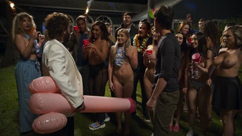 Aimee Teegarden, Lily Drew Detwiler, Charlotte McKinney, Liz Katz - Nude Tits Scenes in Guest House (2020)